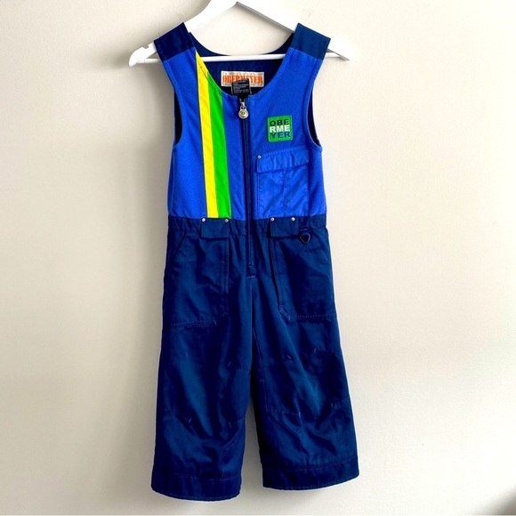 Obermeyer Medieval Blue Chill Factor Bib SkiingPants Suit Size 4